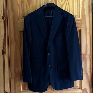 Proper Cloth Navy Blazer Jacket 100% Merino Wool NWOT